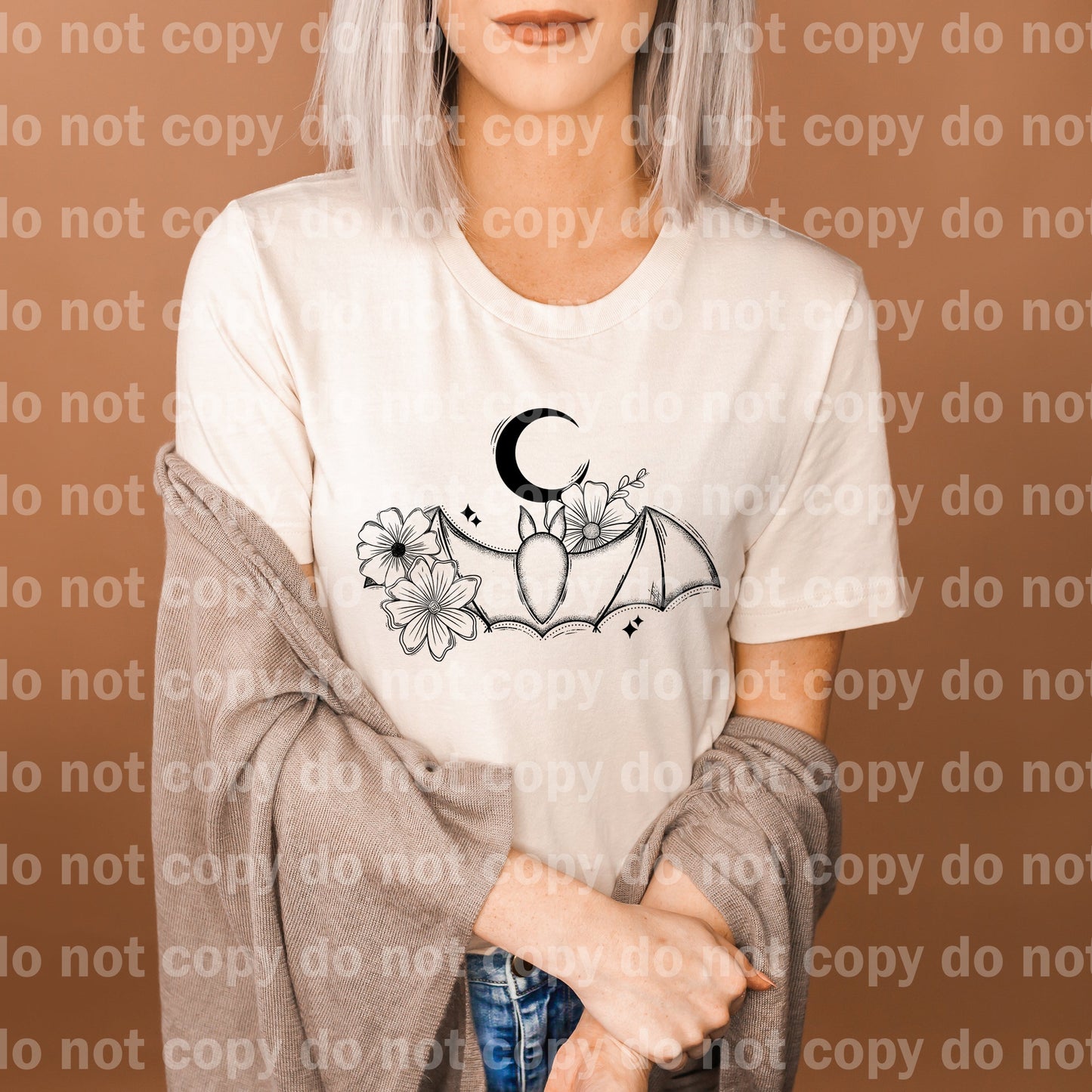 Floral Bat Revamp Full Color/One Color Dream Print or Sublimation Print