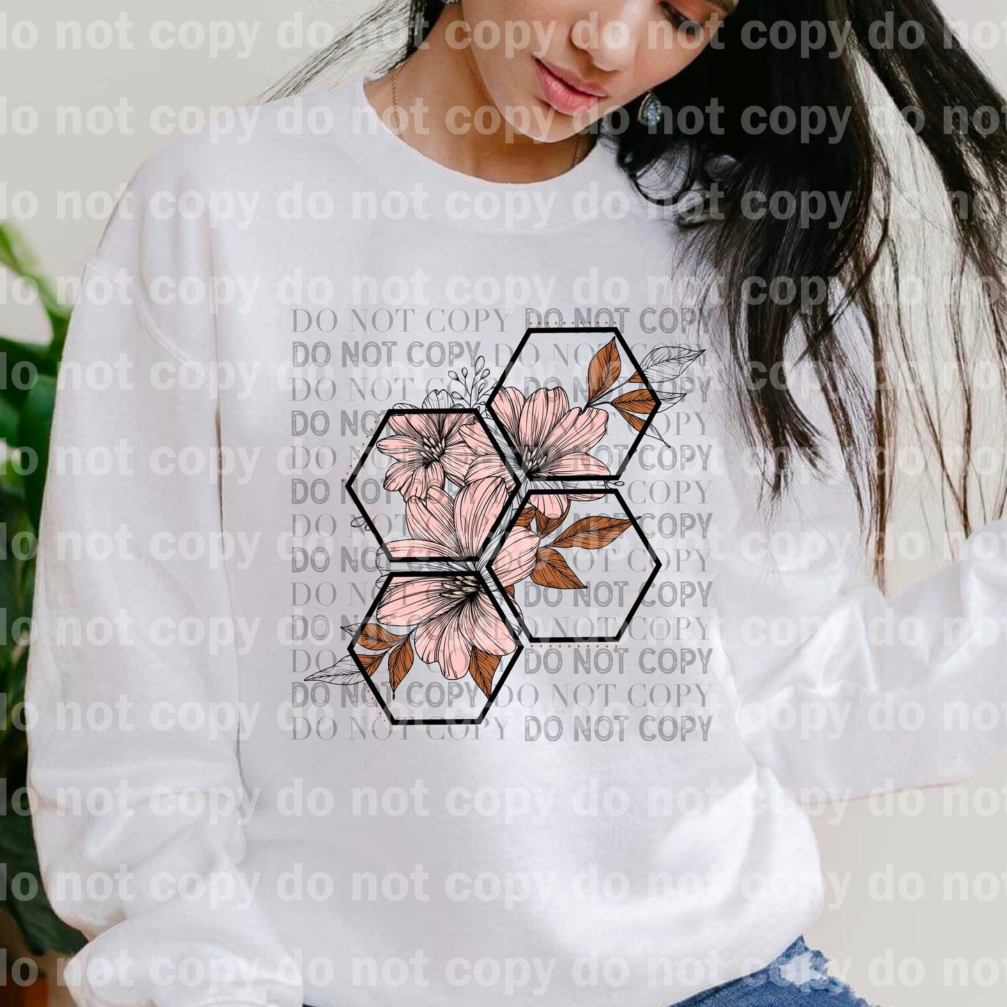 Floral Bee Hive Dream Print or Sublimation Print