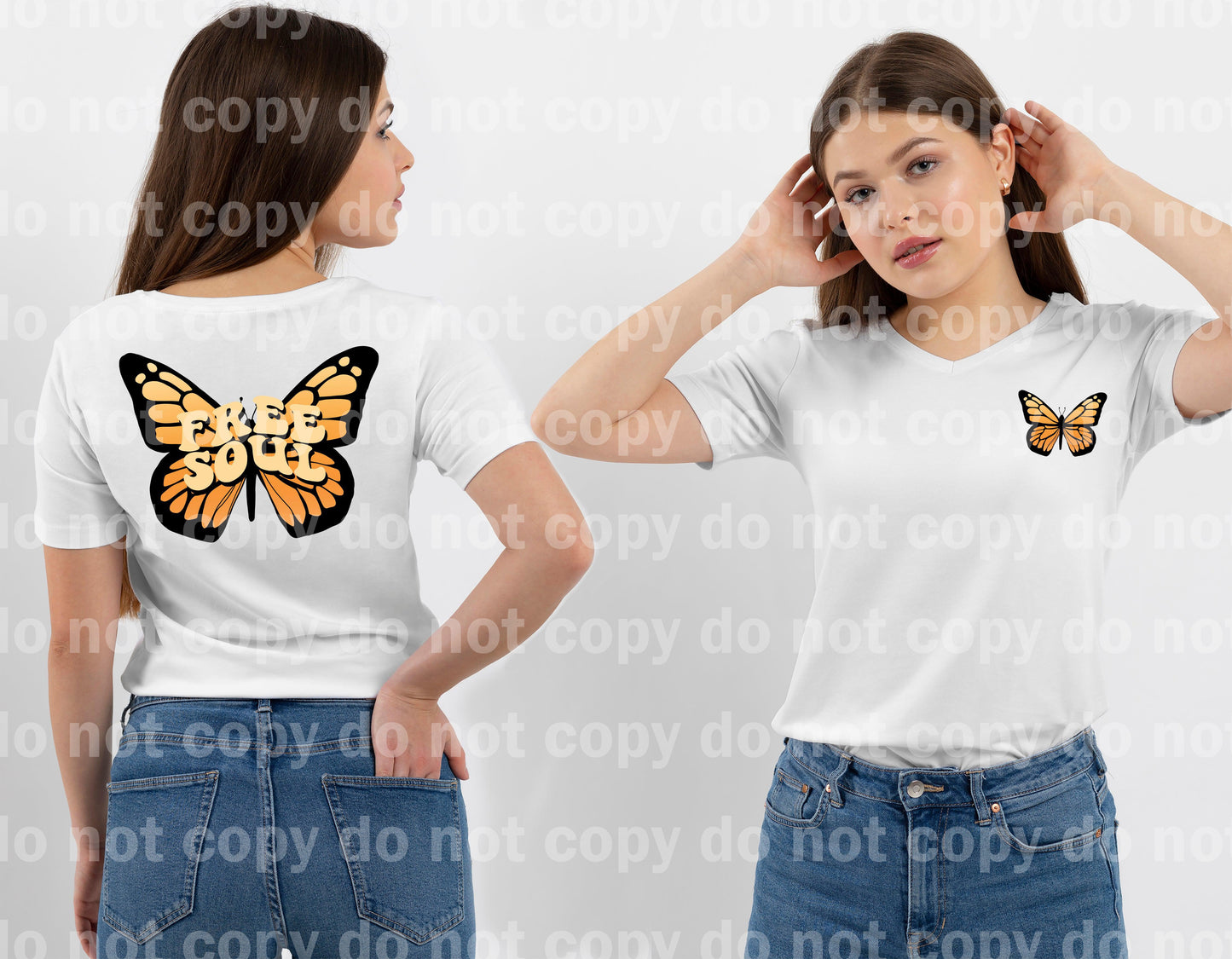 Free Soul Butterfly Set Dream Print or Sublimation Print