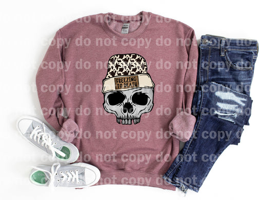 Freezing To Death Cow Print Full Color/One Color Dream Print or Sublimation Print