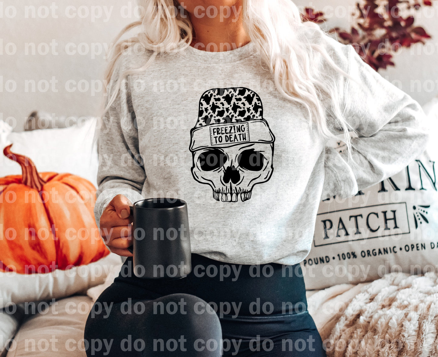 Freezing To Death Cow Print Full Color/One Color Dream Print or Sublimation Print