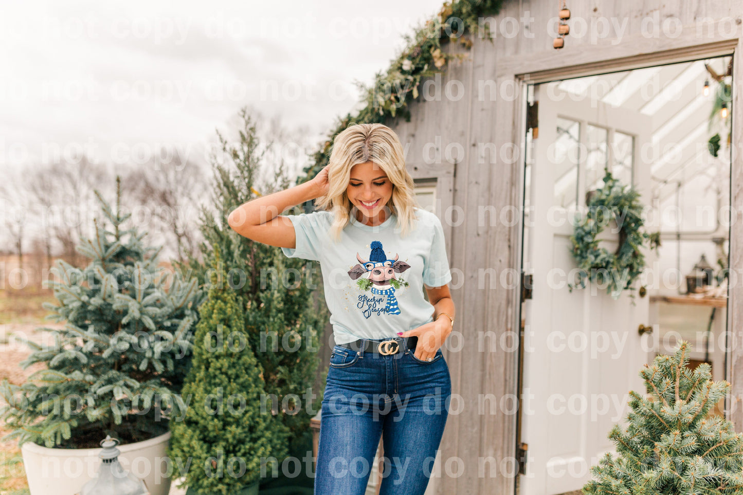 Freezin' Season Cow Dream Print or Sublimation Print