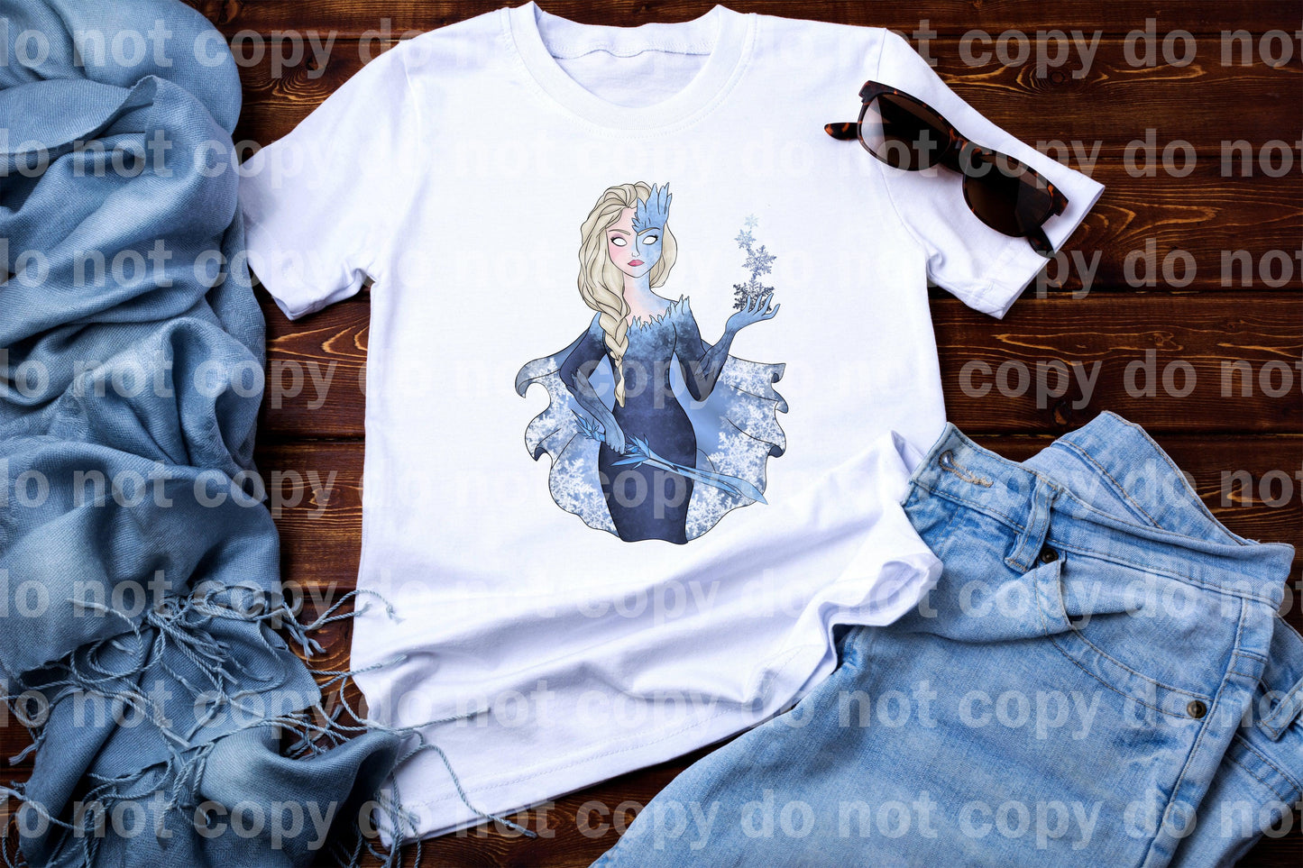 Evil princess mashup Ice Snow Frozen Queen Dream Print or Sublimation Print