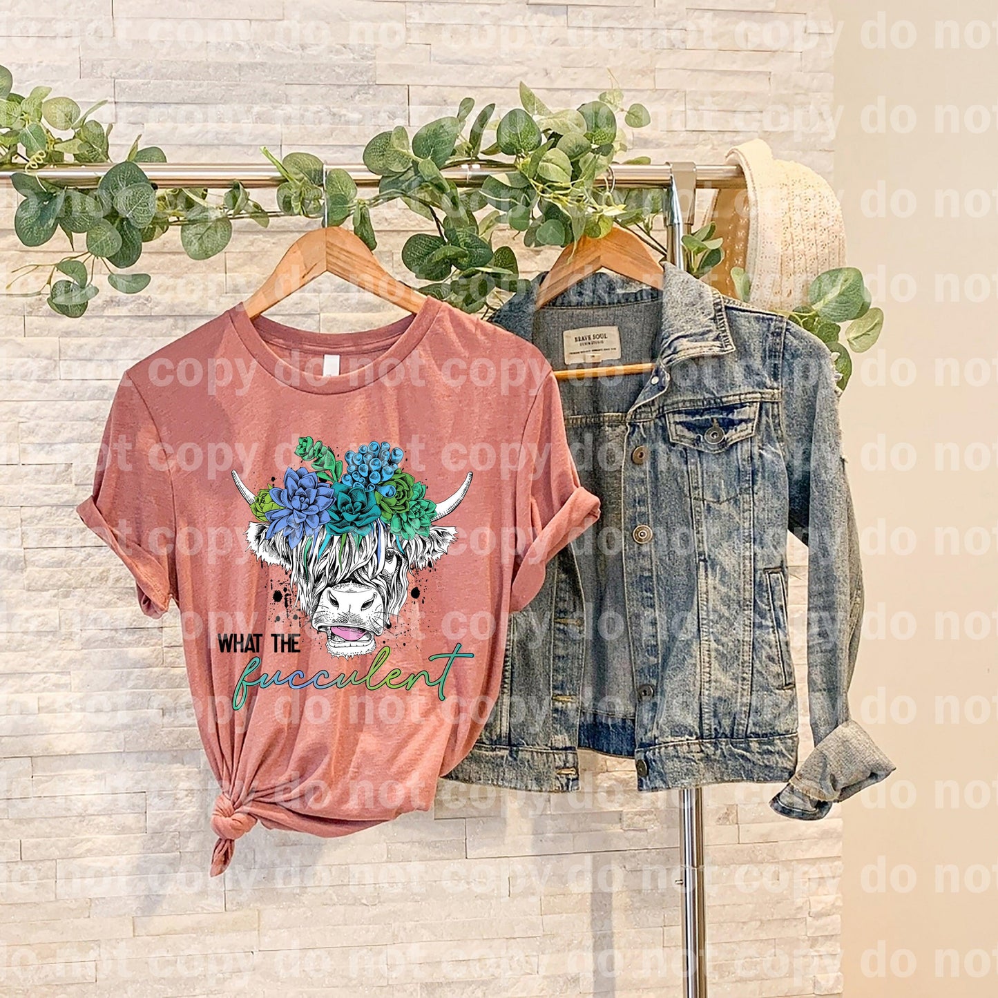 What The Fucculent Cow Full Color/One Color Dream Print or Sublimation Print