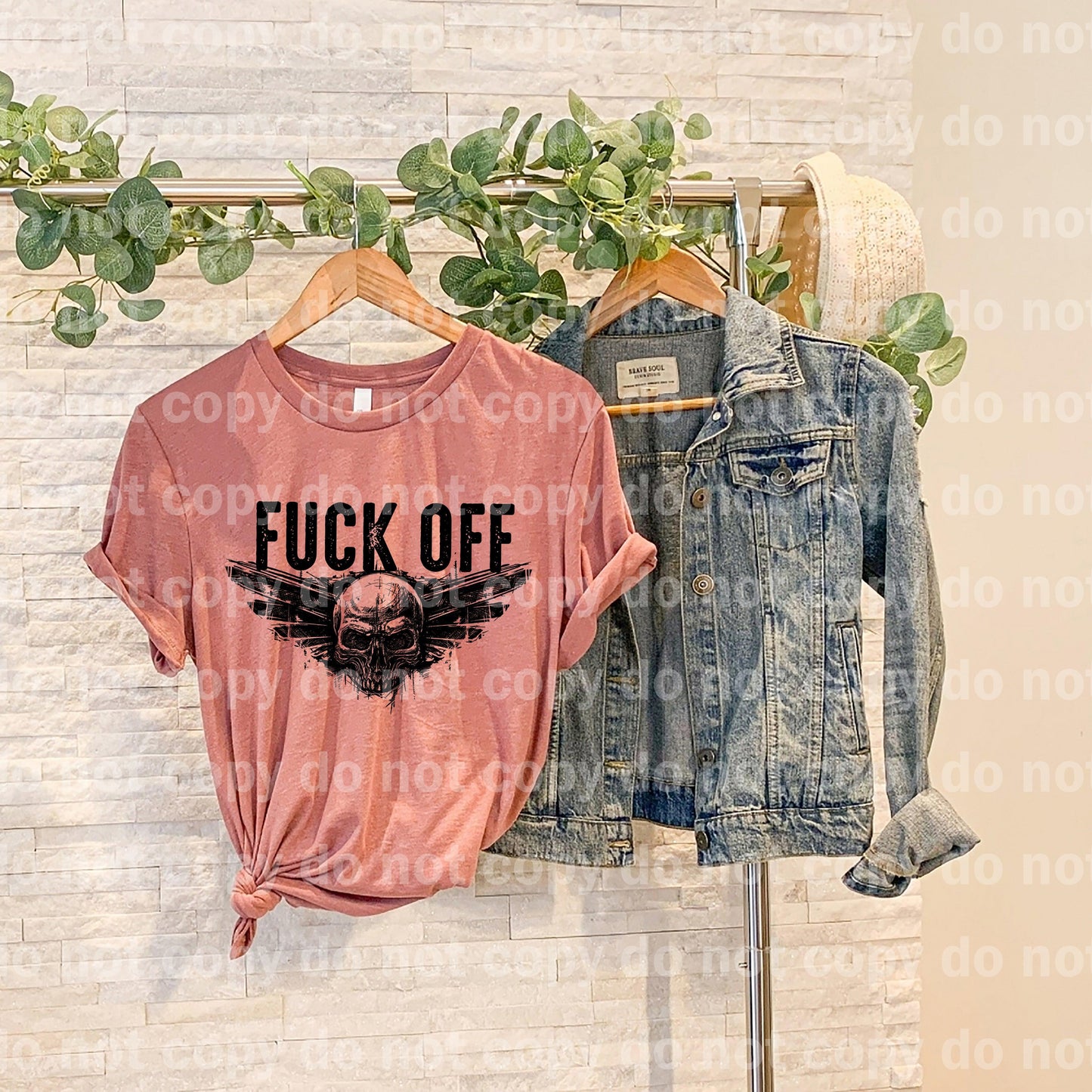 Fuck Off Skull Dream Print or Sublimation Print