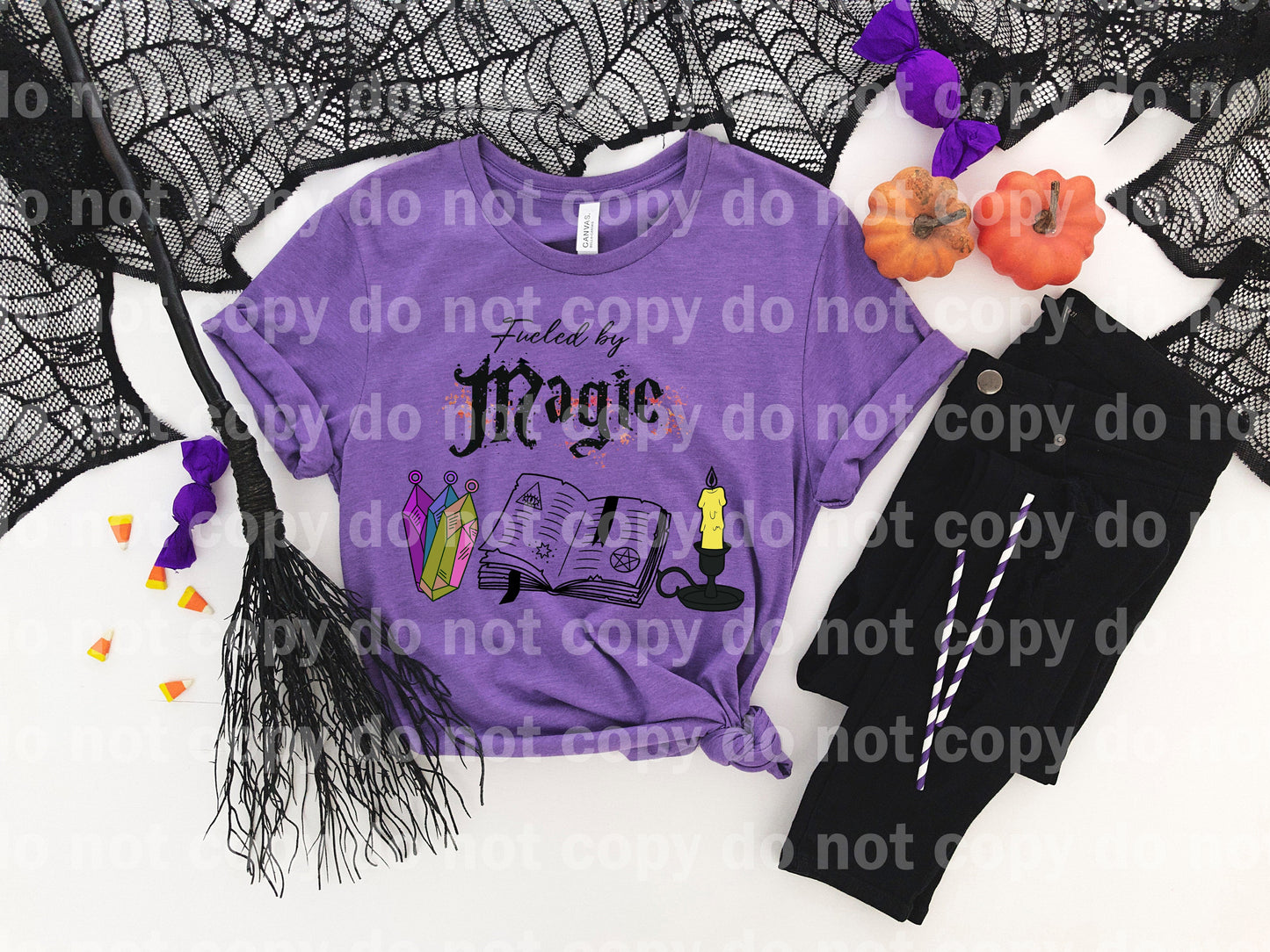 Fueled By Magic Book Crystal Candle Dream Print or Sublimation Print