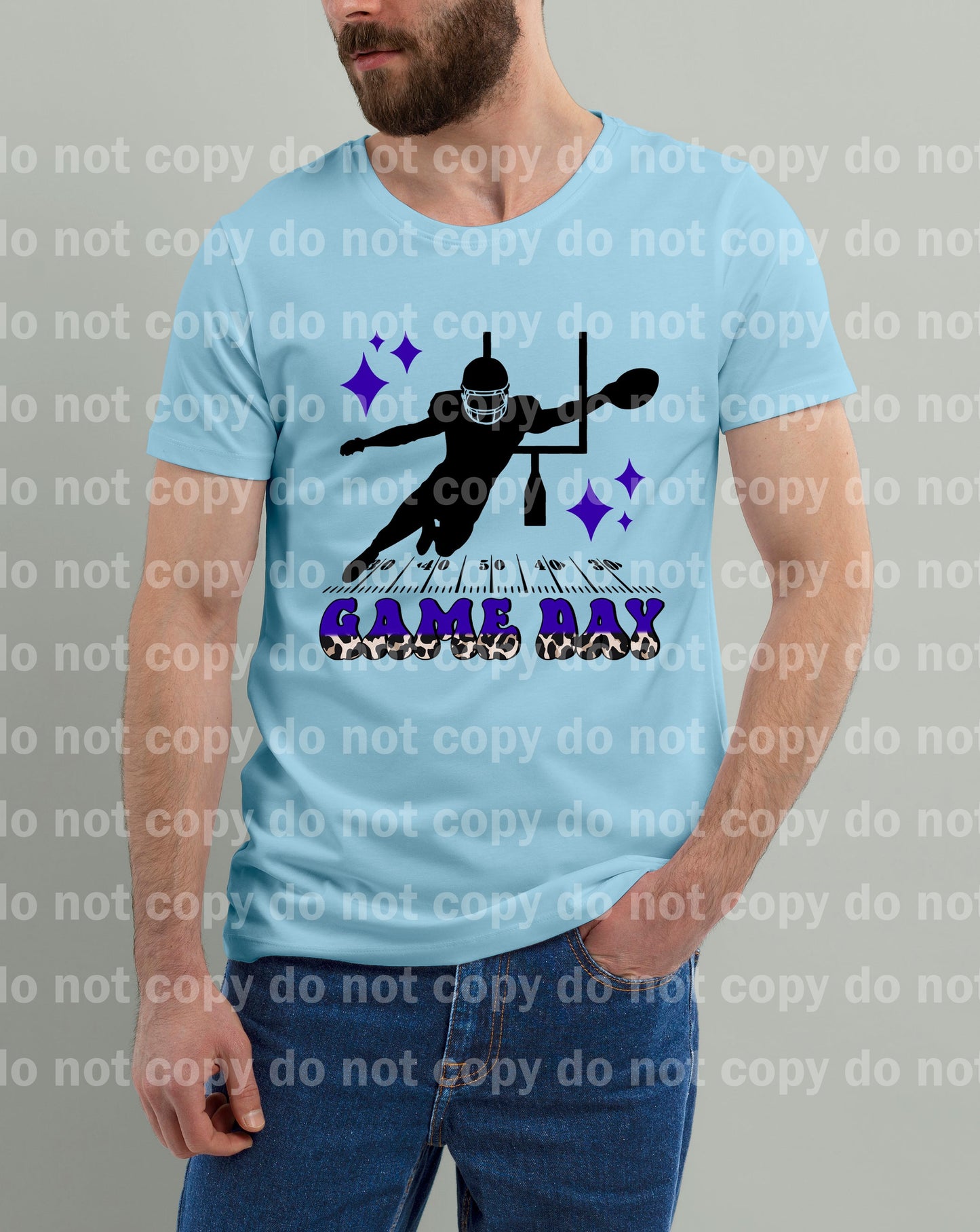 Game Day Blue Dream Print or Sublimation Print