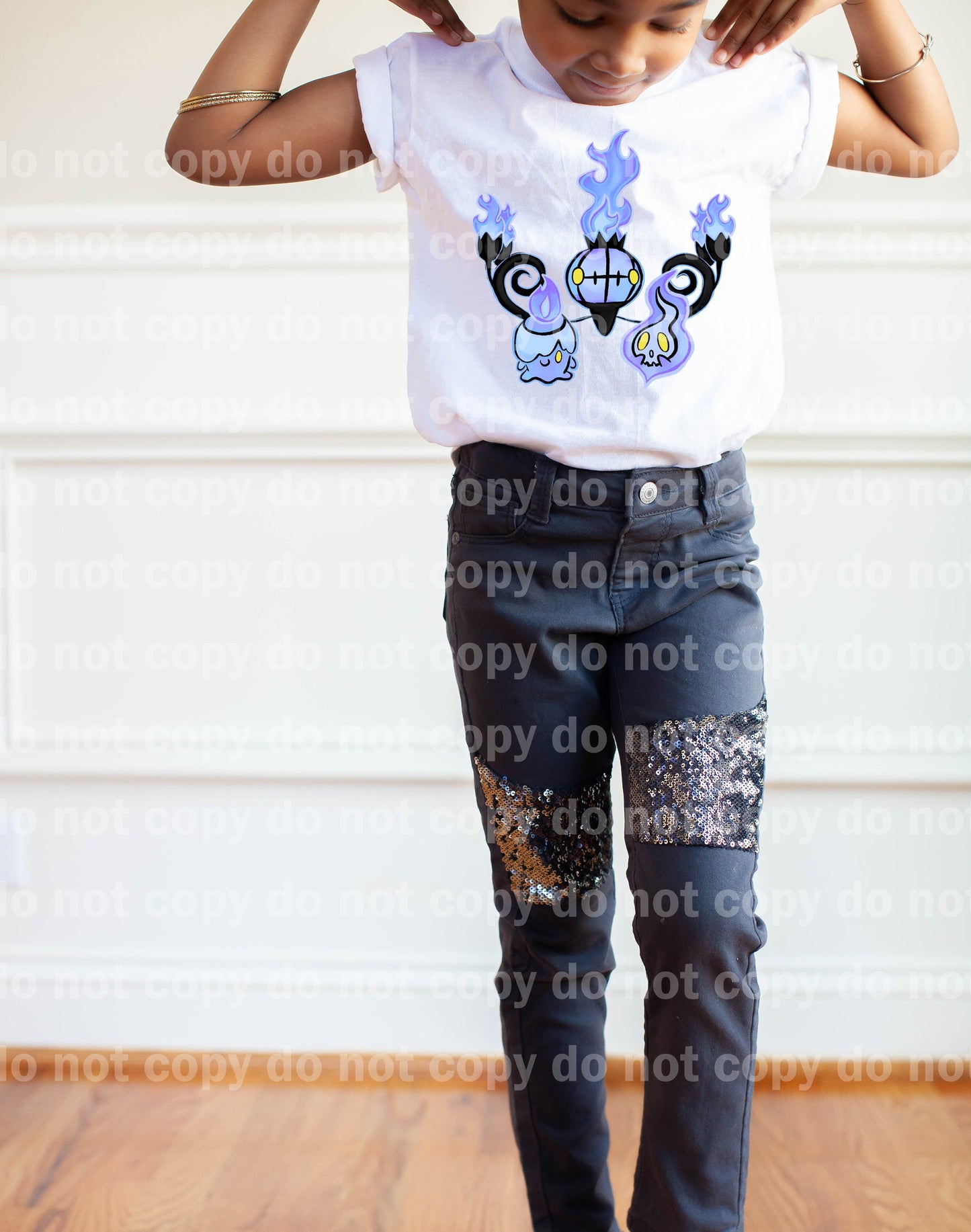 Ghost Fire Type Pocket Monster Dream Print or Sublimation Print