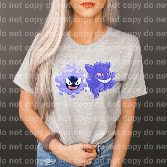 Ghostly Duo Type Pocket Monster Dream Print or Sublimation Print
