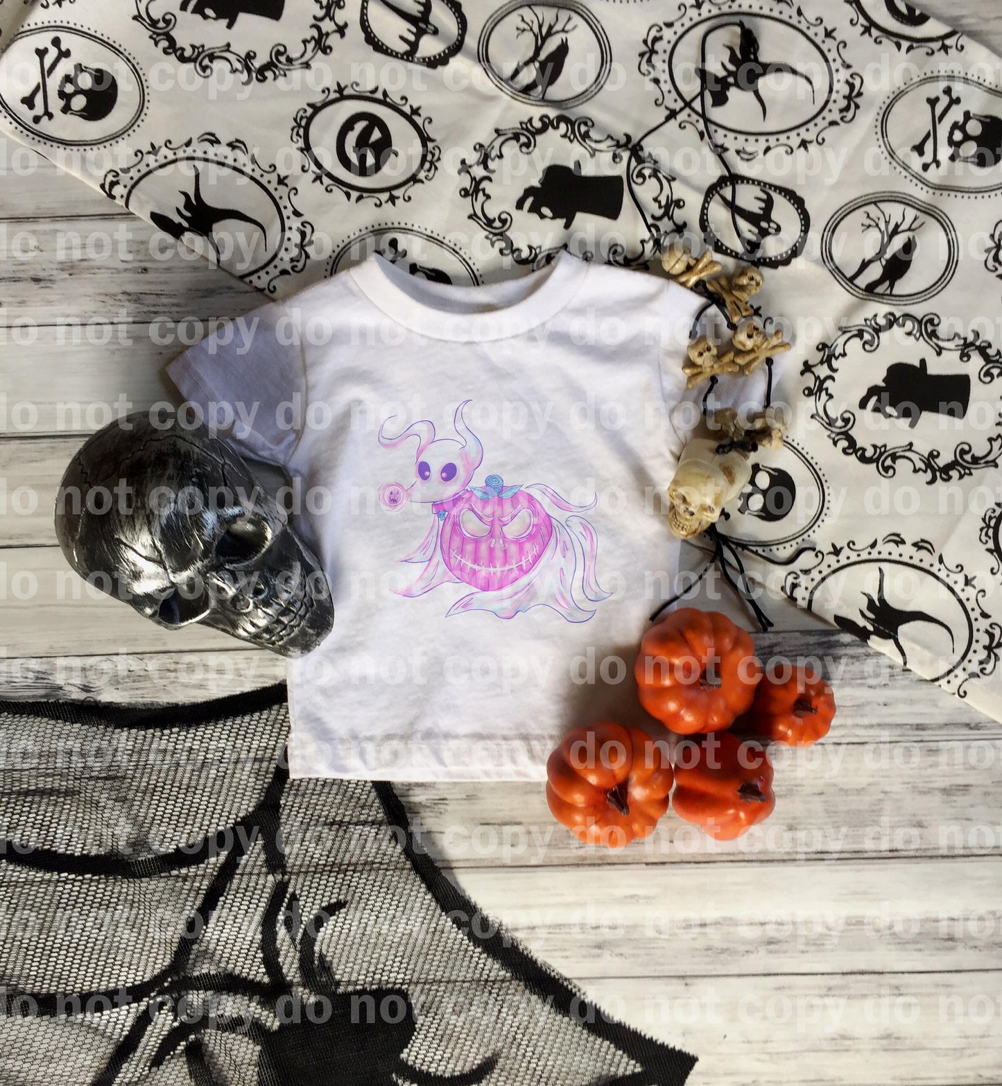 Ghostly Pumpkin Pastel or rainbow  Color Style Dream Print or Sublimation Print