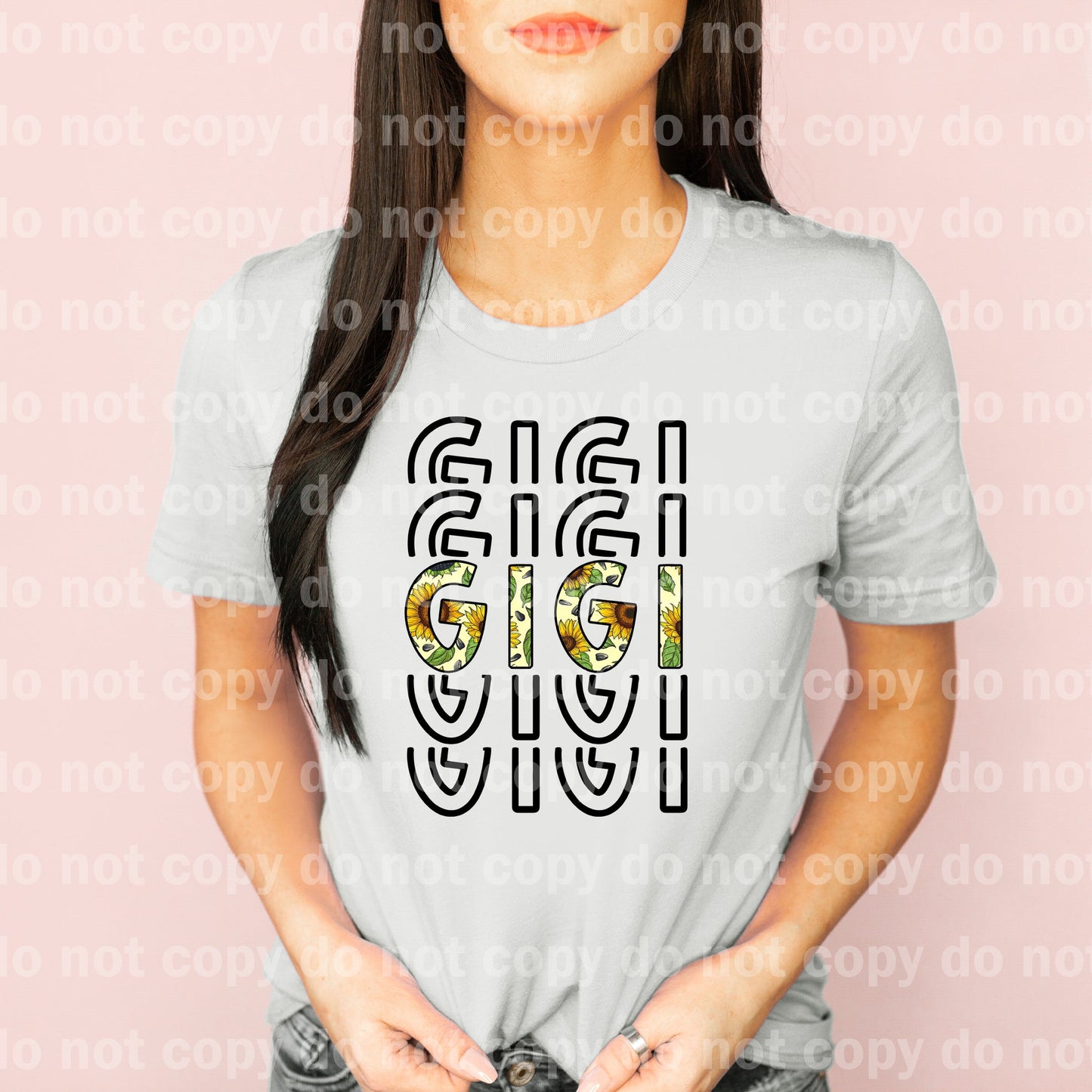 Gigi Sunflower Word Stack Dream Print or Sublimation Print