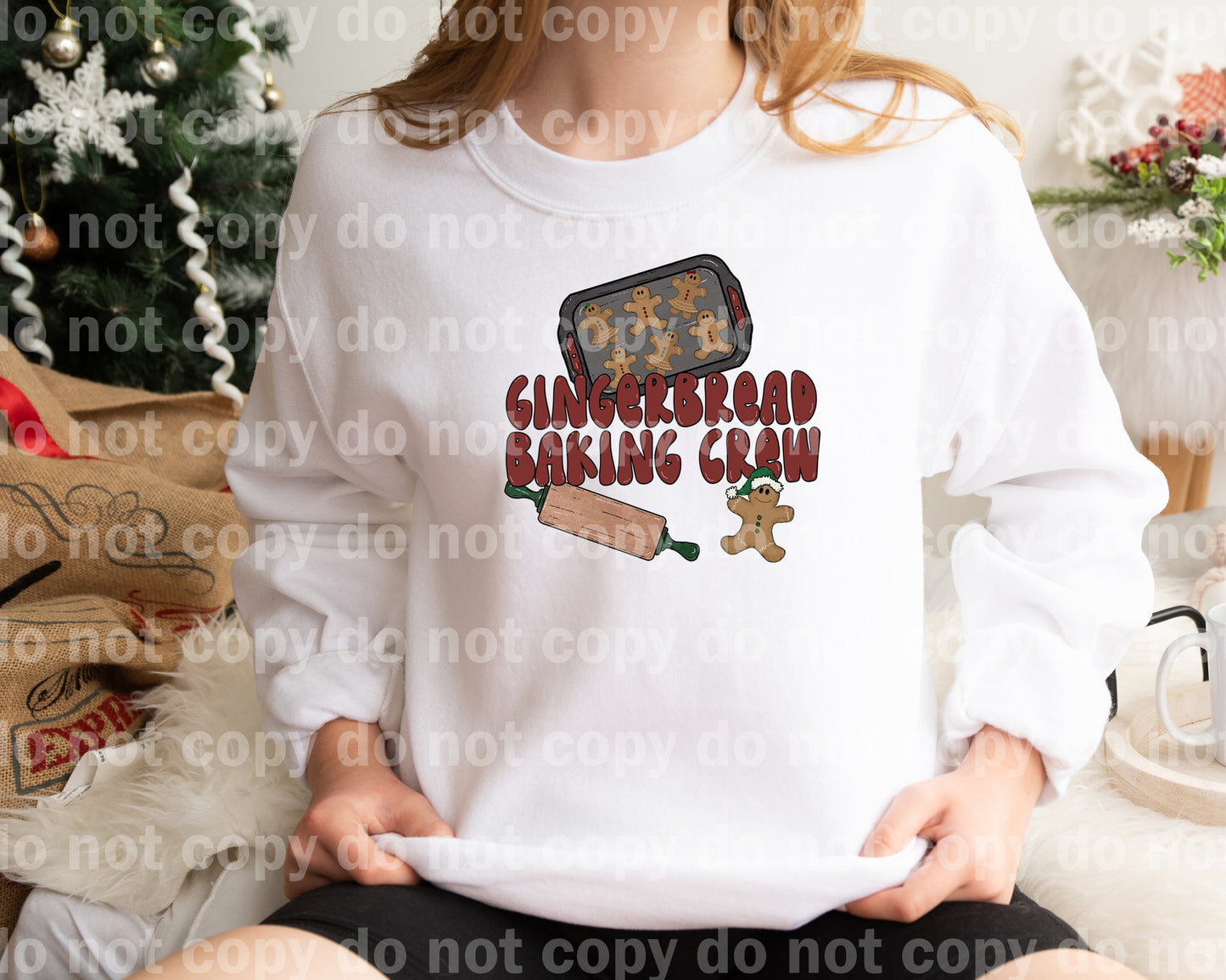 Gingerbread Baking Crew Dream Print or Sublimation Print