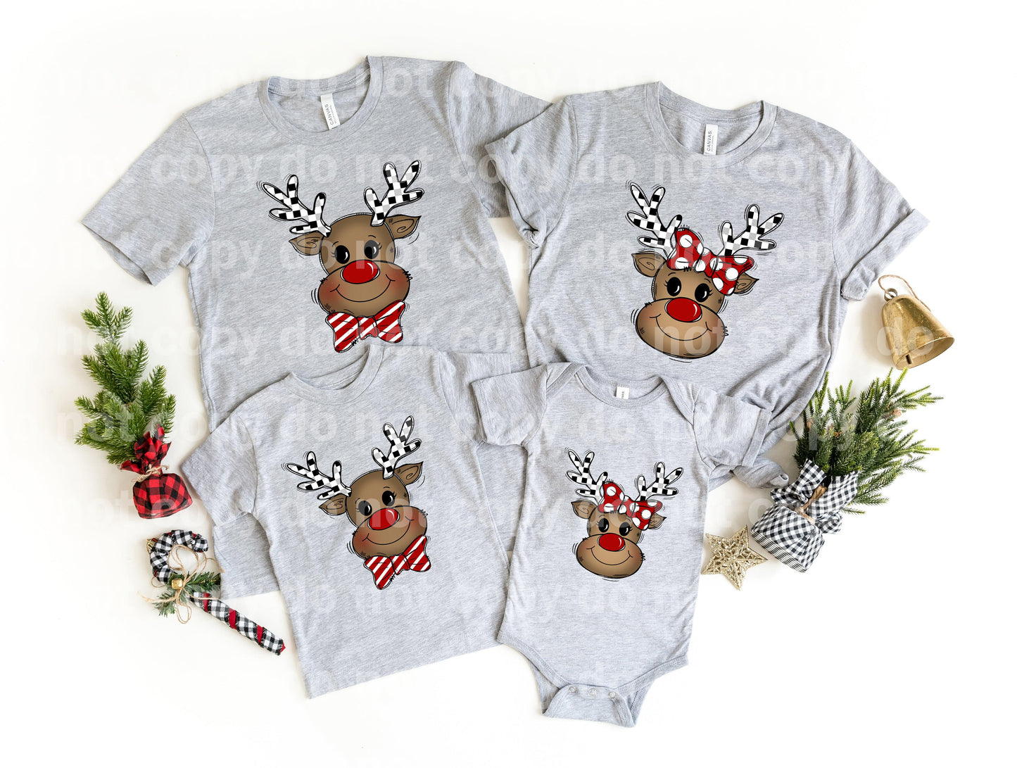 Reindeer Head Boy/Girl Dream Print or Sublimation Print
