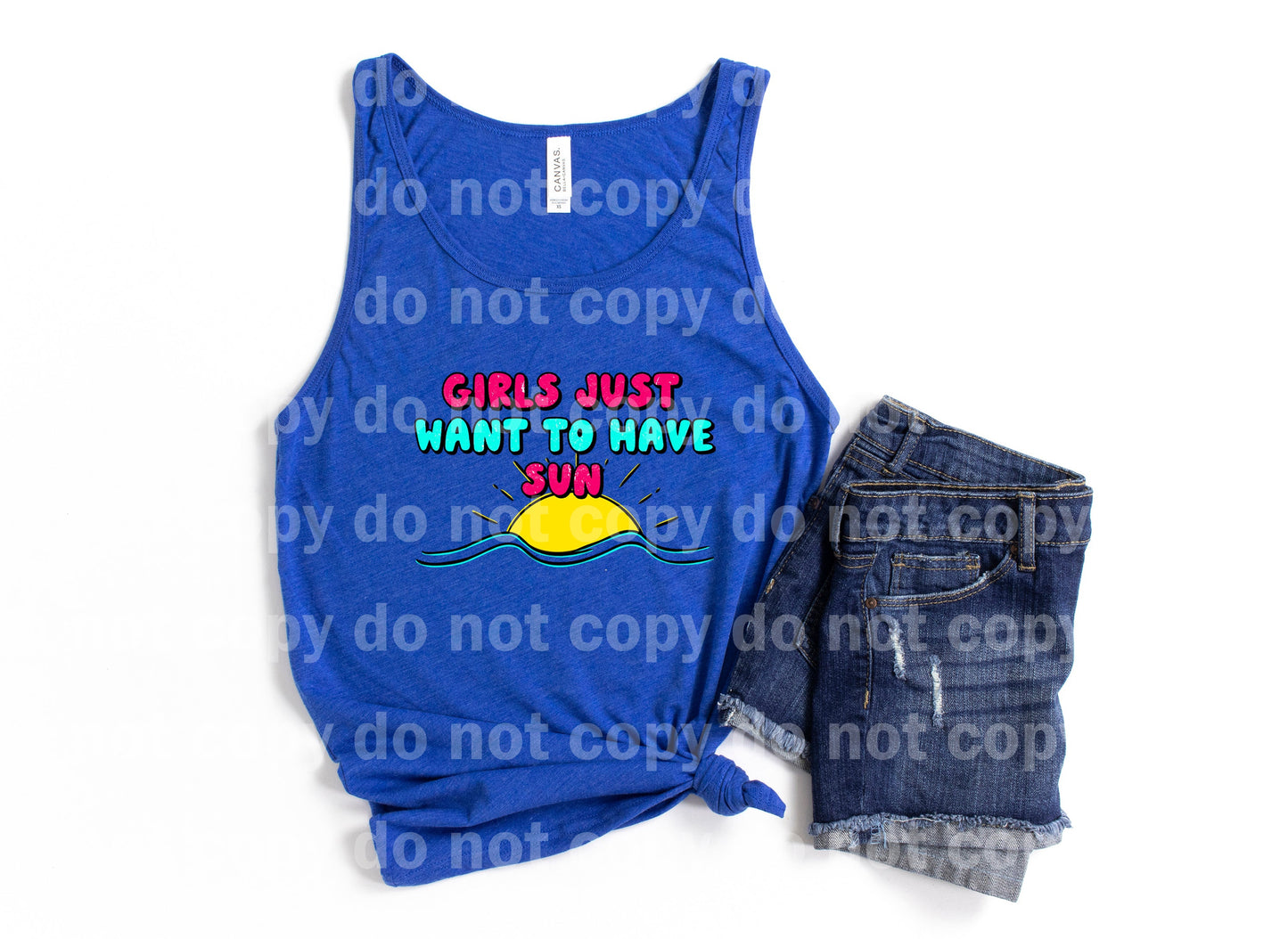 Girls Just Want To Have Sun Dream Print or Sublimation Print