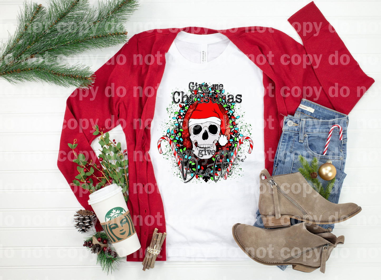 Give Me Christmas or Give Me Death Dream Print or Sublimation Print
