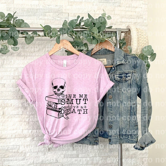 Give Me Smut or Give Me Death Skull Book Dream Print or Sublimation Print