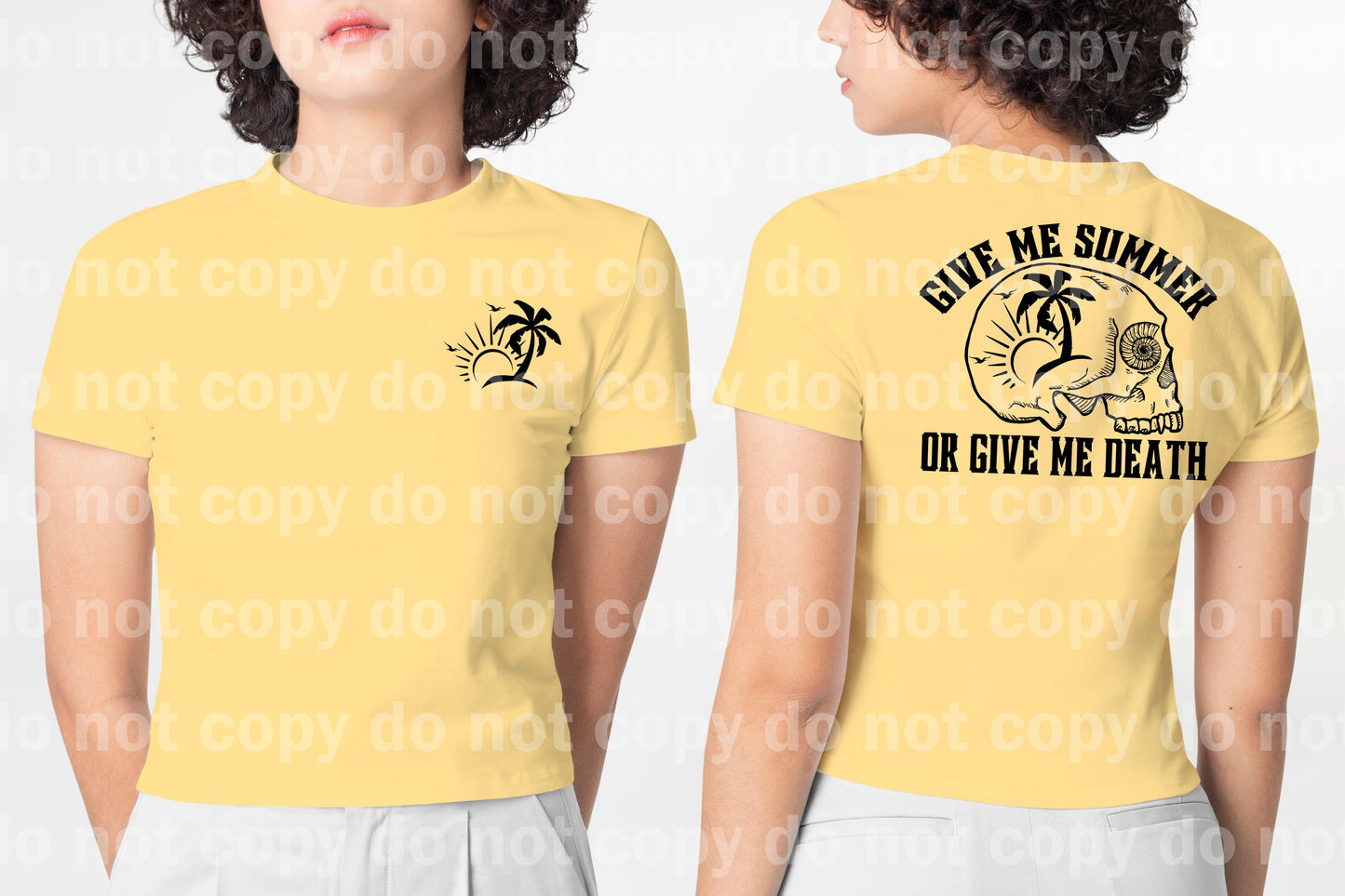 Give Me Summer or Give Me Death Distressed/Non Distressed Dream Print or Sublimation Print