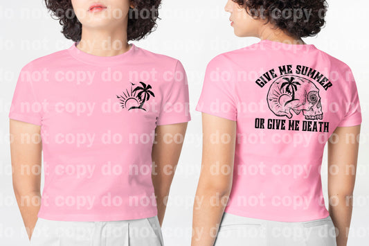 Give Me Summer or Give Me Death Distressed/Non Distressed Dream Print or Sublimation Print