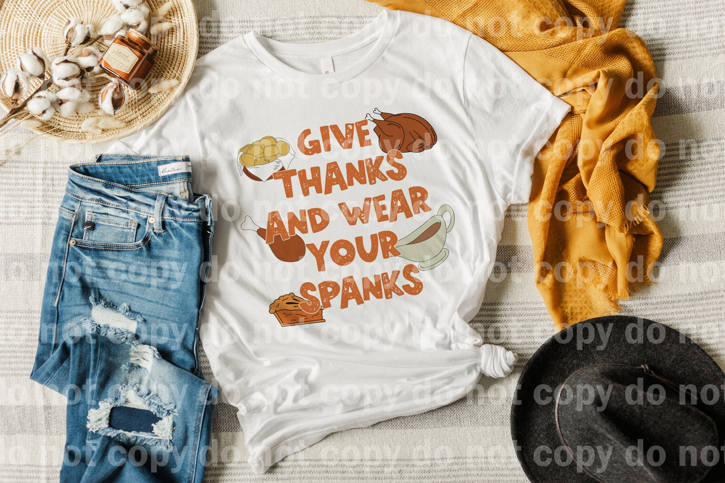 Give Thanks And Wear Your Spanks Dream Print or Sublimation Print