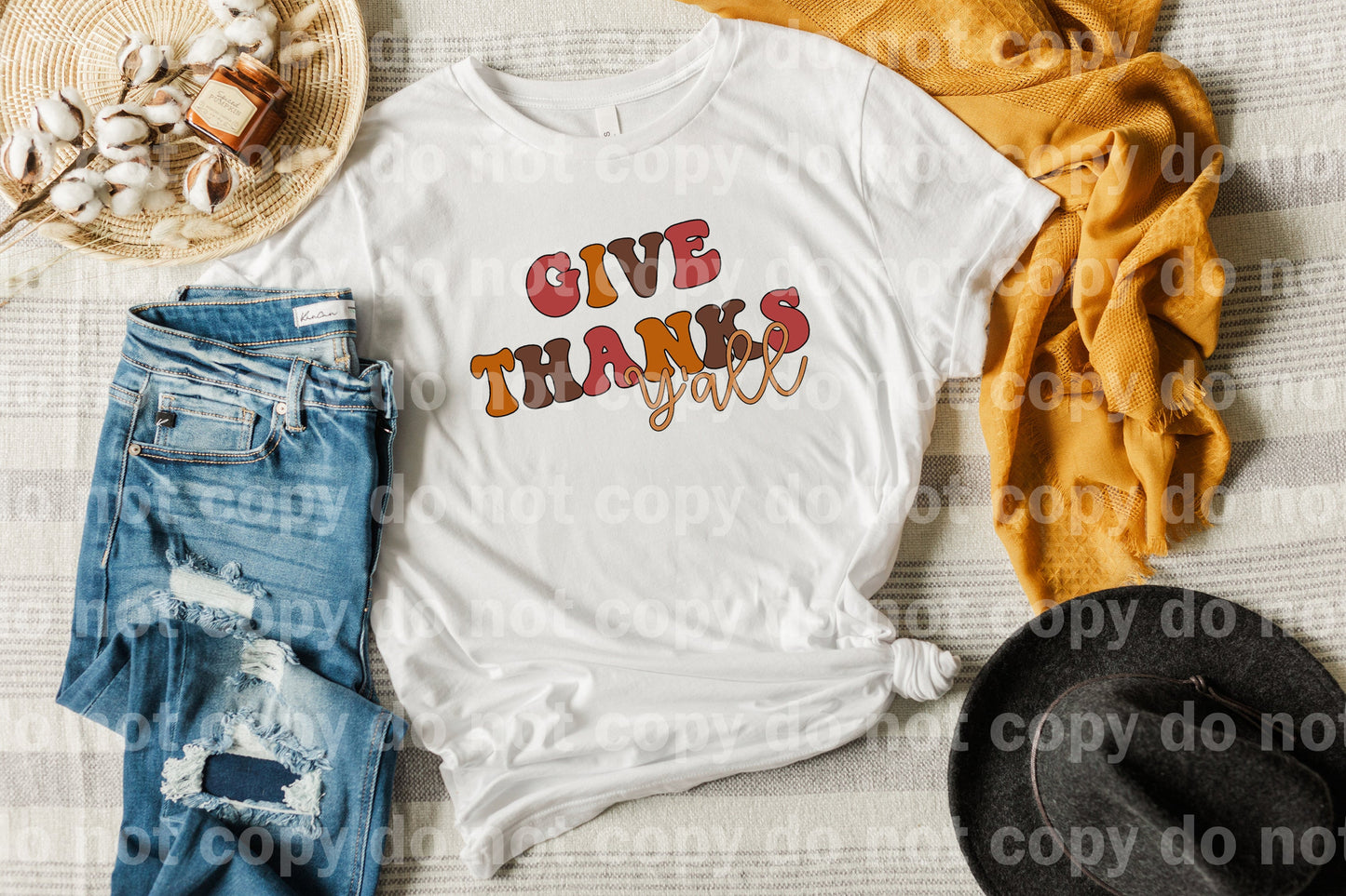 Give Thanks Y'all Dream Print or Sublimation Print