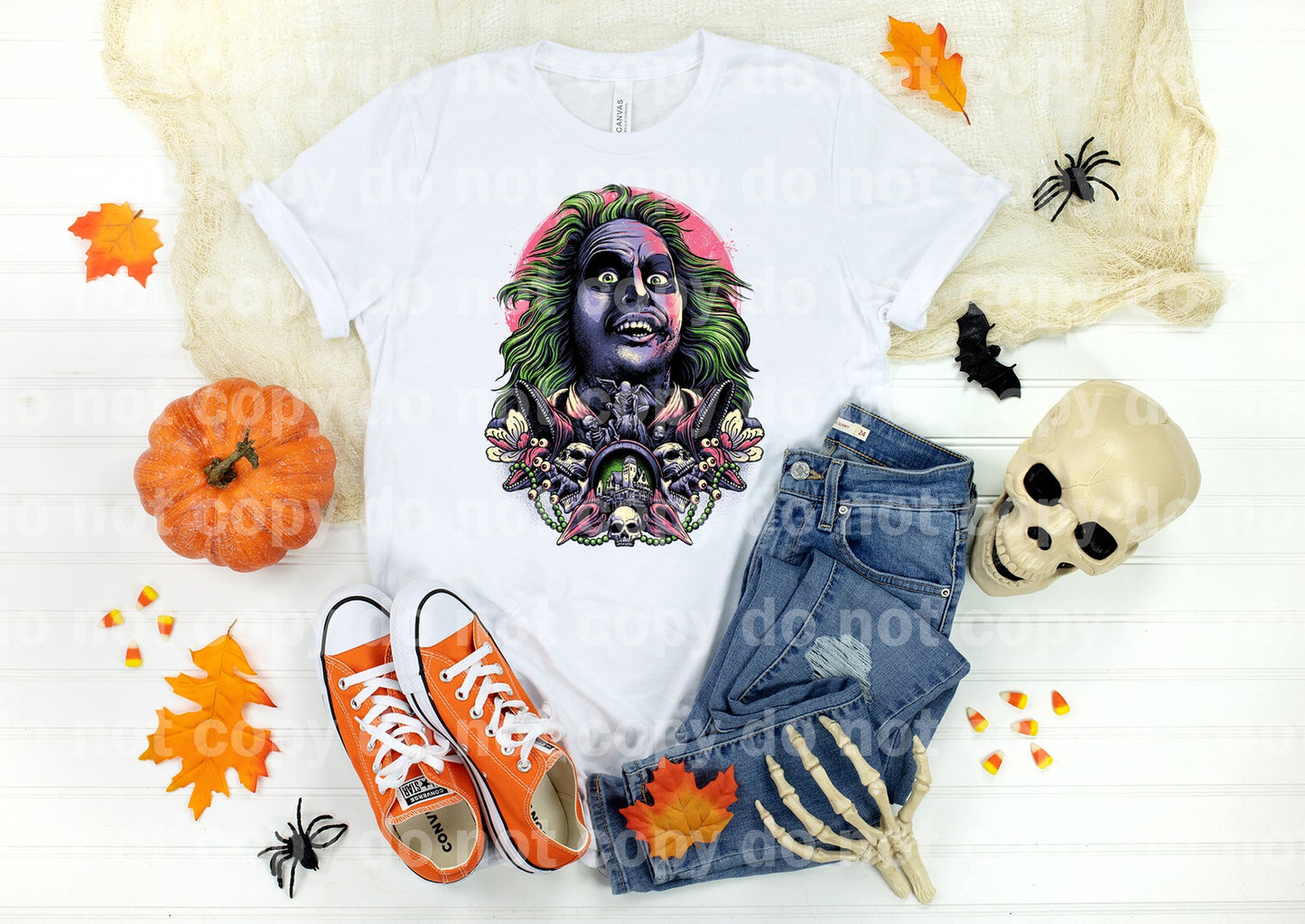 Ghost with the most Beetle Inspired Skulls Dream Print or Sublimation Print