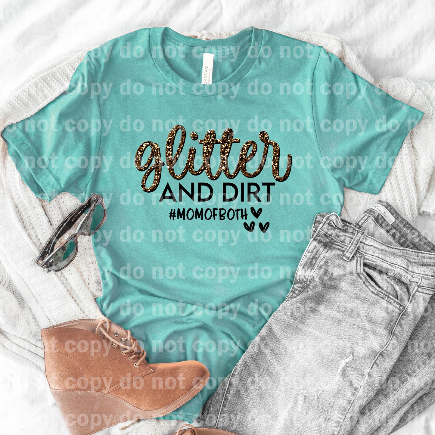 Glitter And Dirt Mom Of Both Dream Print or Sublimation Print