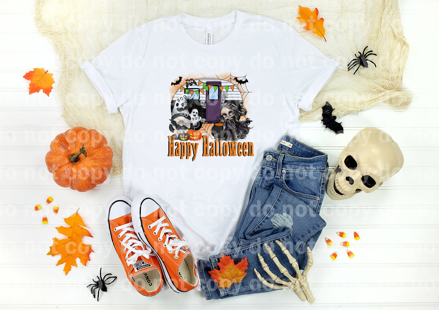 Gnome Happy Halloween Dream Print or Sublimation Print