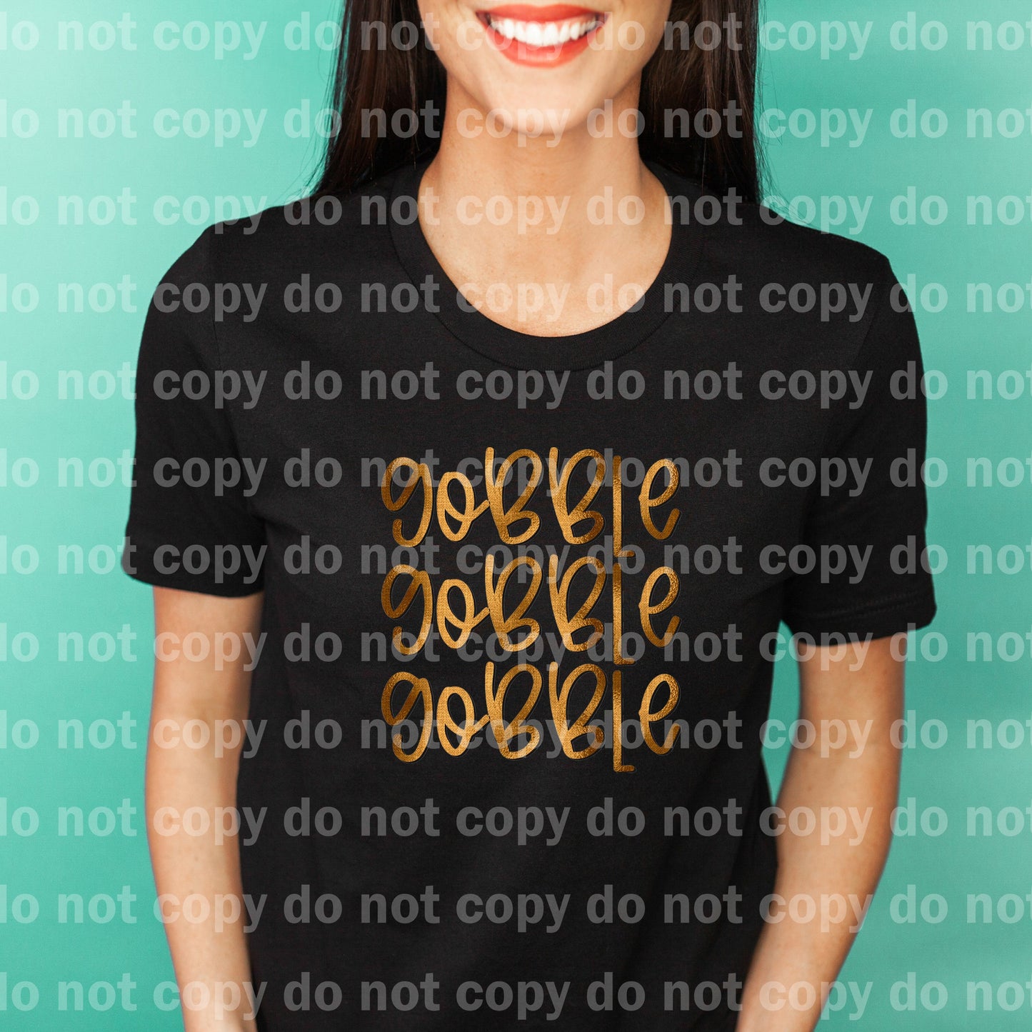 Gobble Gobble Gobble Gold Dream Print or Sublimation Print
