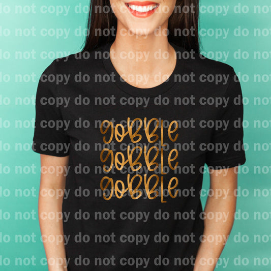 Gobble Gobble Gobble Gold Dream Print or Sublimation Print