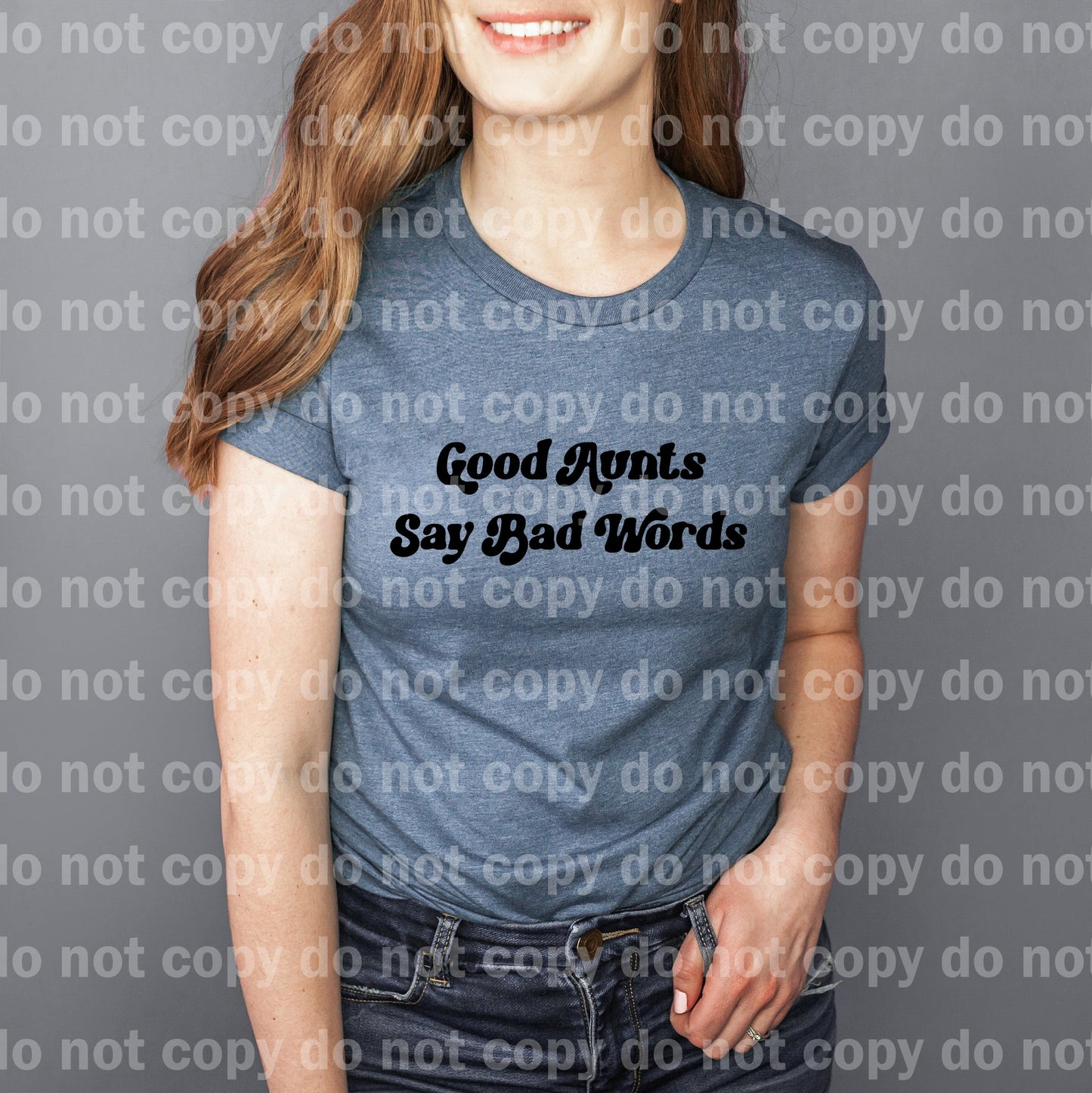 Goods Aunts Say Bad Words Black/White Dream Print or Sublimation Print