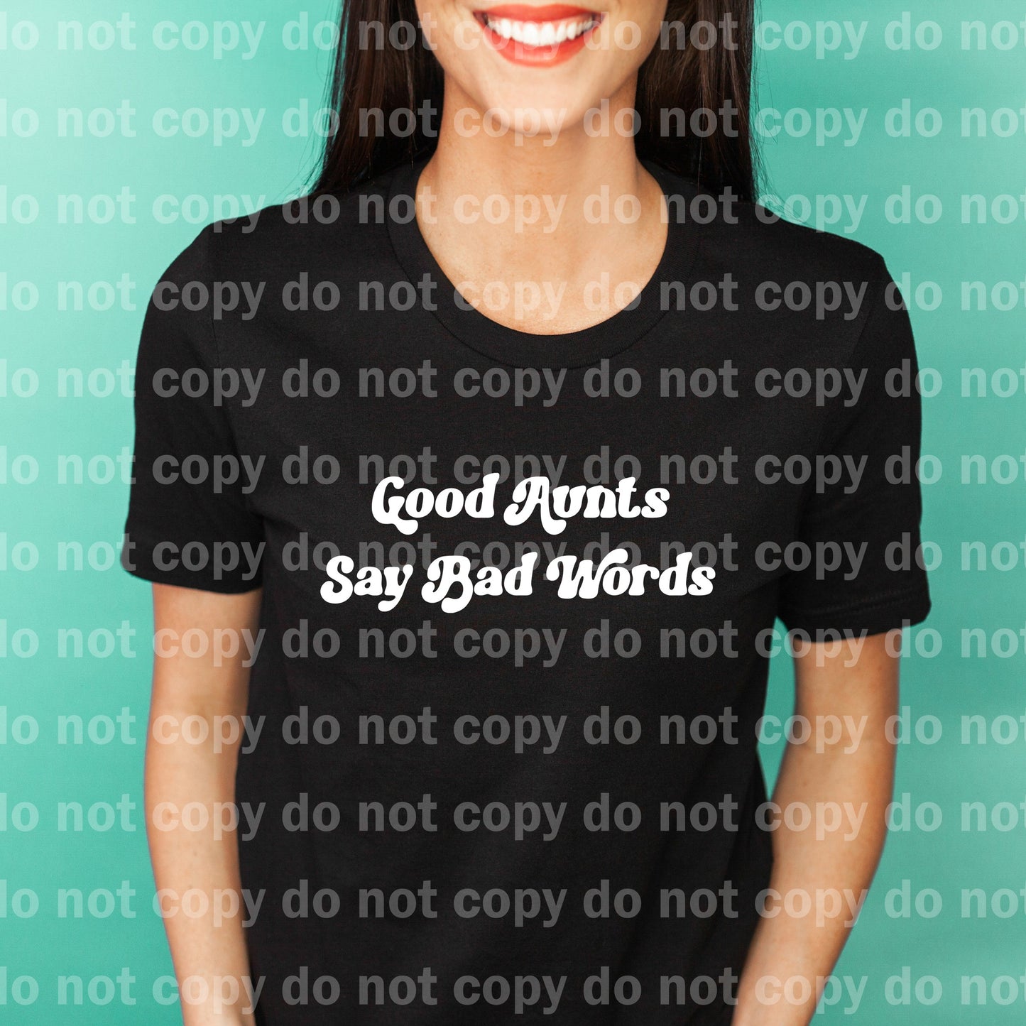 Goods Aunts Say Bad Words Black/White Dream Print or Sublimation Print