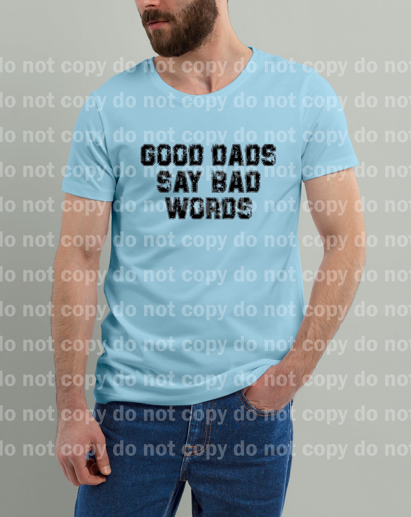 Goods Dads Say Bad Words Black/White Dream Print or Sublimation Print