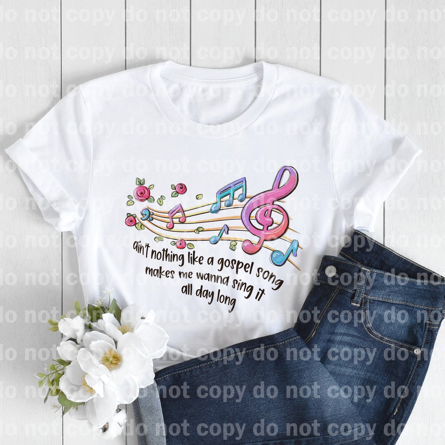 Ain't Nothing Like A Gospel Song Makes Me Wanna Sing It All Day Long Dream Print or Sublimation Print