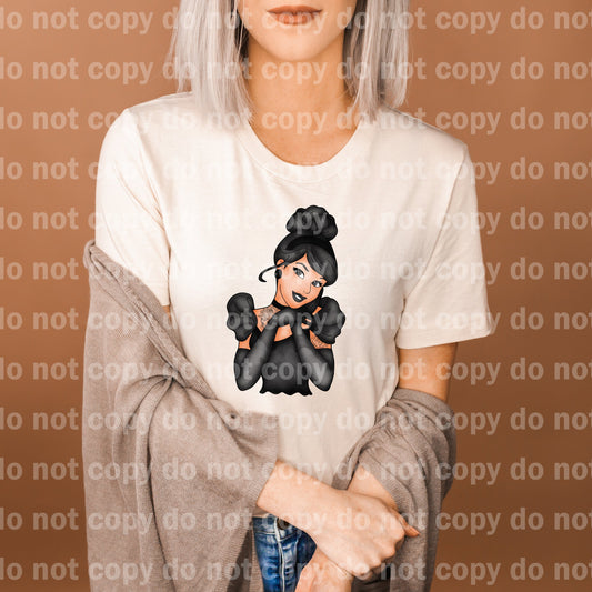 Gothic Glass slipper Princess Black Hair Dream Print or Sublimation Print