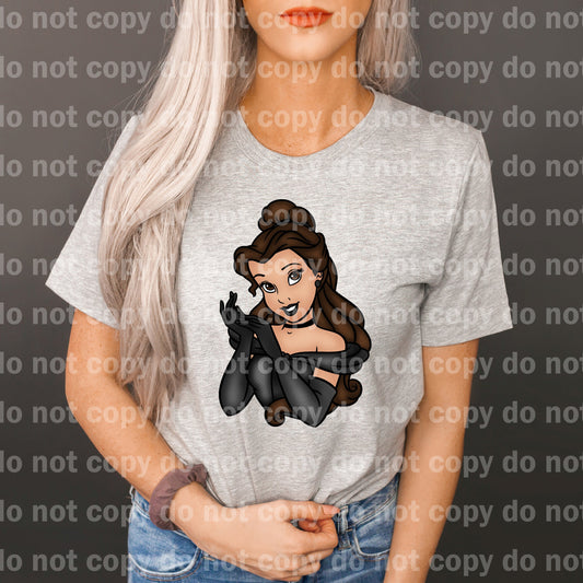 Gothic Sleeping Princess Black Dress Dream Print or Sublimation Print