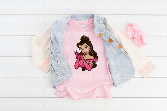 Gothic Sleeping Princess Pink Dress Dream Print or Sublimation Print