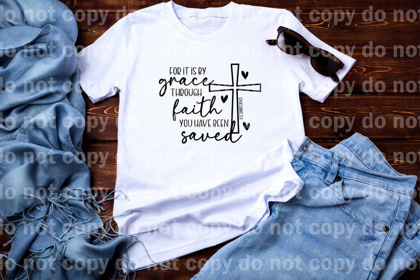 For Is By Grace Through Faith You Have Been Saved Dream Print or Sublimation Print