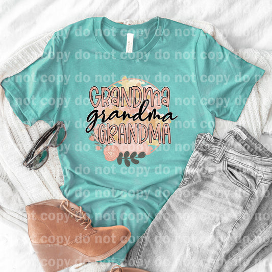 Grandma Grandma Grandma Pink Wreath Dream Print or Sublimation Print