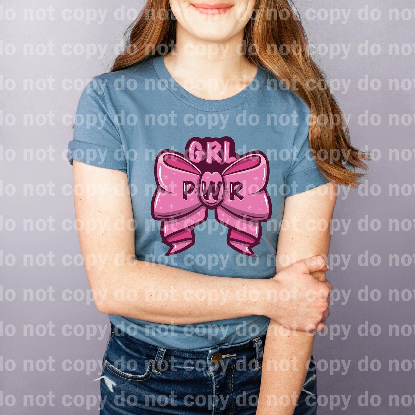 GRL PWR Bow Pink Dream Print or Sublimation Print