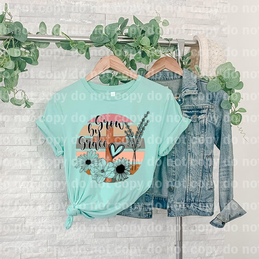 Grow by Grace Floral Cross Dream Print or Sublimation Print