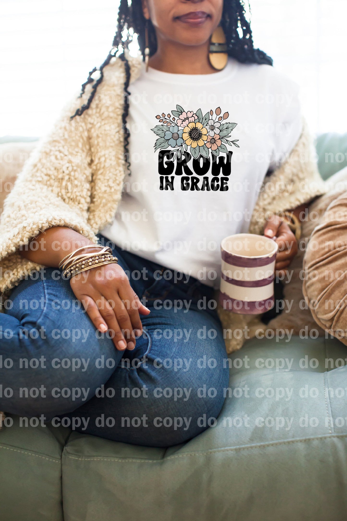 Grow In Grace Full Color/One Color Dream Print or Sublimation Print