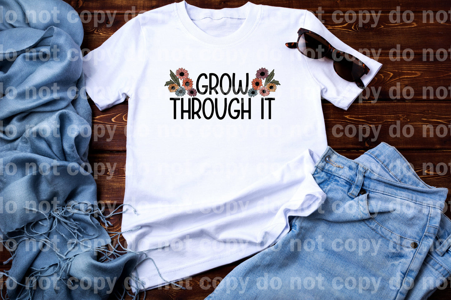 Grow Through It Full Color/One Color Dream Print or Sublimation Print