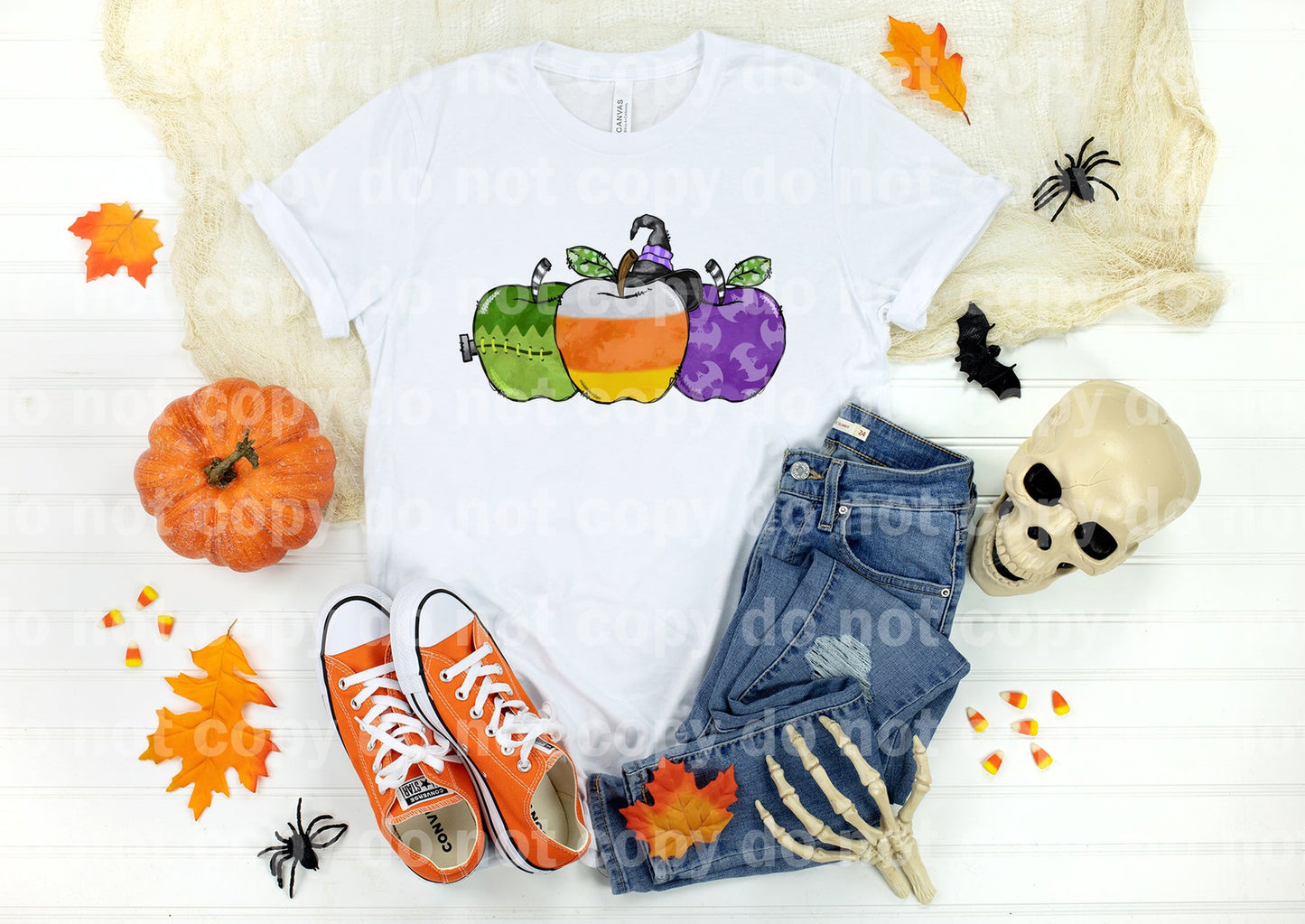 Teacher Halloween Apple Witch Hat Dream Print or Sublimation Print