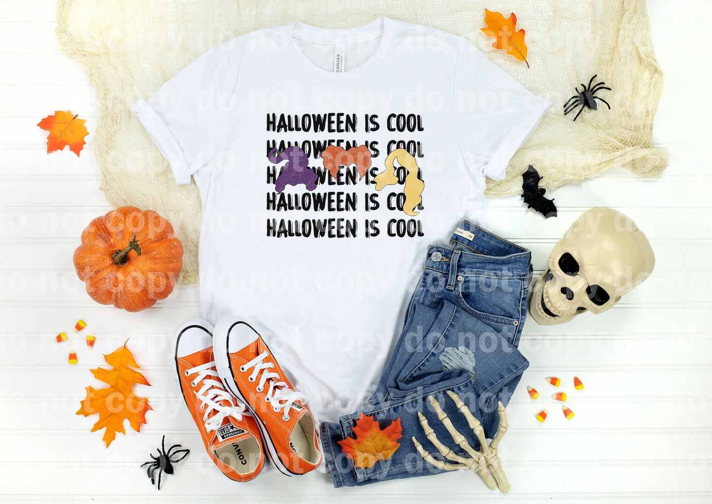 Halloween is Cool Full Color/One Color Dream Print or Sublimation Print