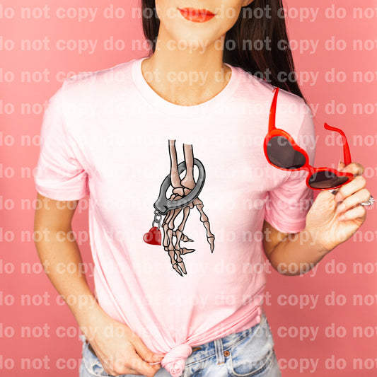 Hand Cuff Skellie Hand Full Color/One Color Dream Print or Sublimation Print