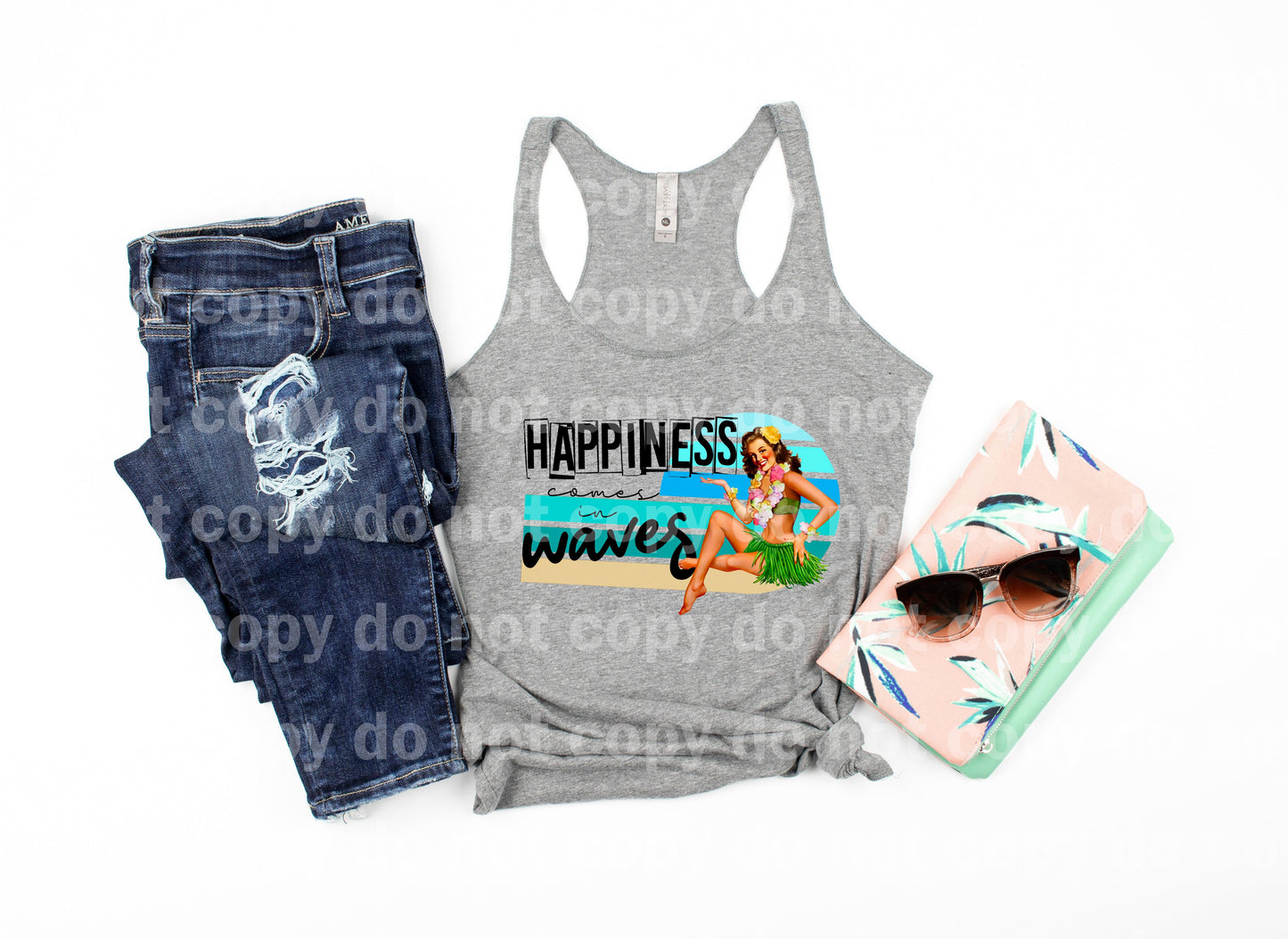 Happiness Comes In Waves Dream Print or Sublimation Print