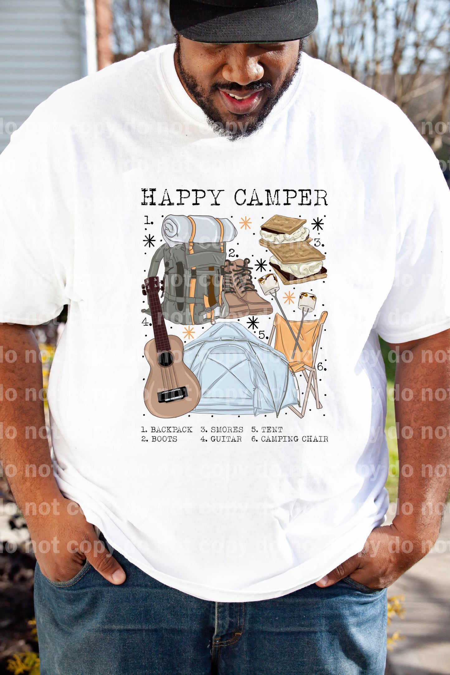 Happy Camper Dream Print or Sublimation Print