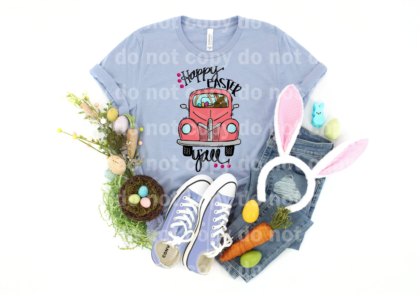 Happy Easter Y'all Dream Print or Sublimation Print