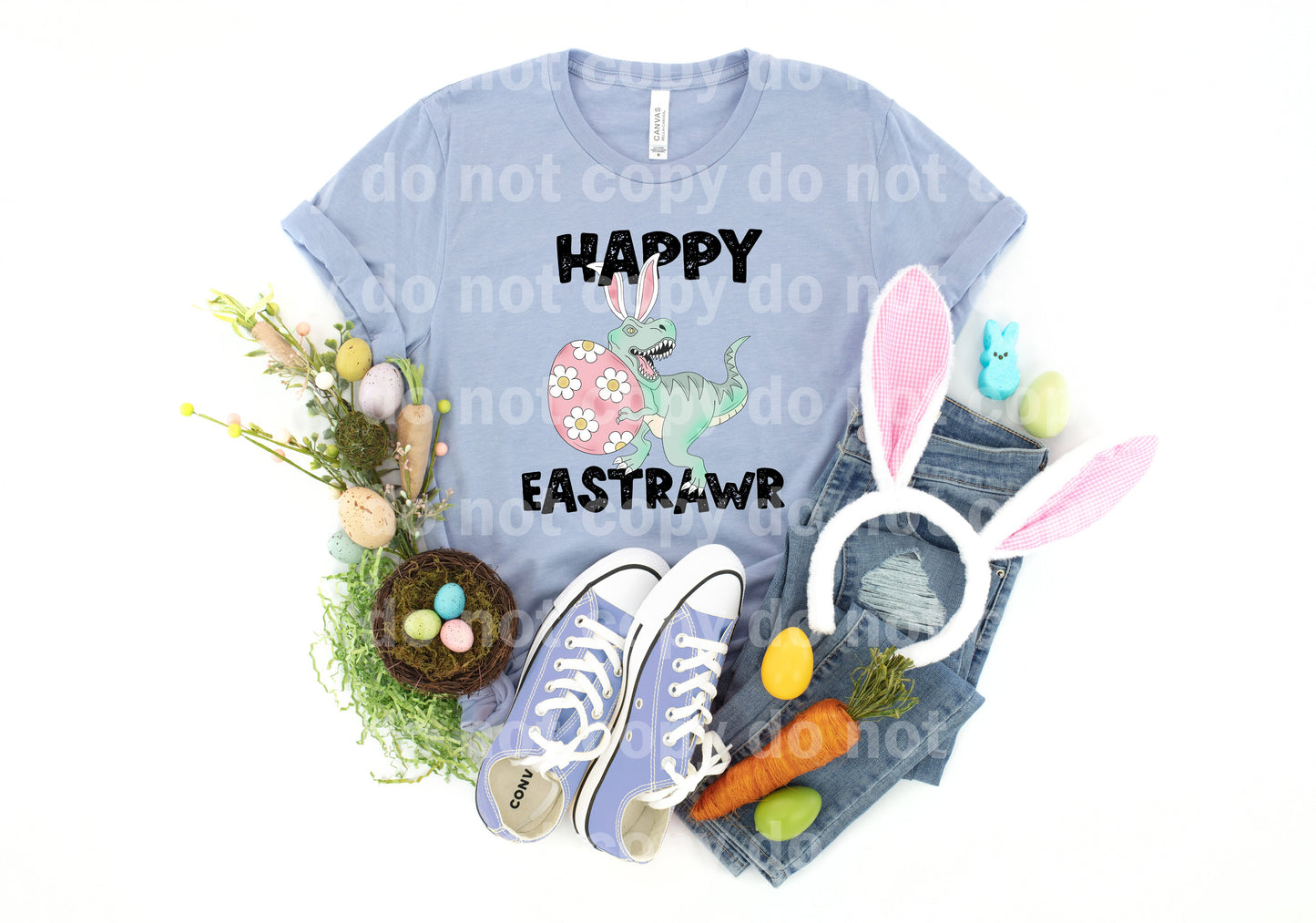 Happy East Rawr Dream Print or Sublimation Print