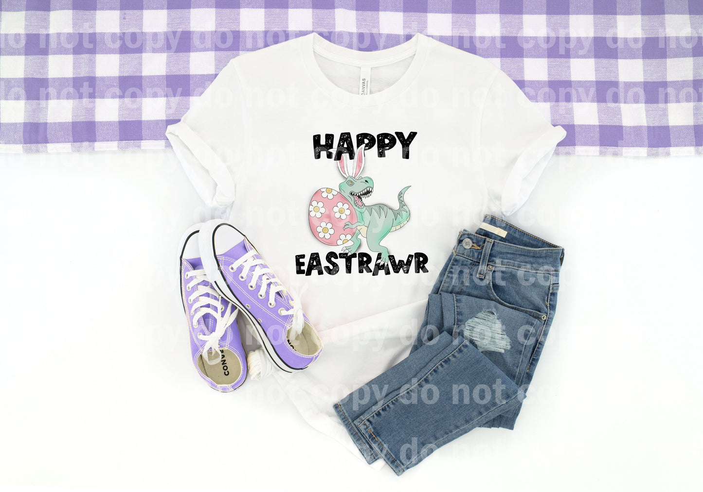 Happy East Rawr Dream Print or Sublimation Print